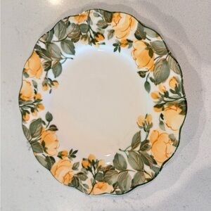 Nikko Snack/Bread & Butter Plate Yellow Rose  “Gracious” Pattern Made in Japan